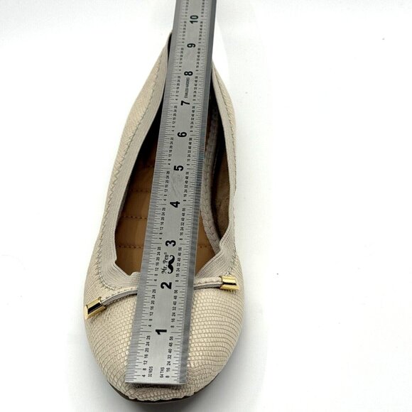 KELLY & KATIE Perri Slip-On Ballet Flat Shoe, Women's 9M, Beige Sparkle - Picture 12 of 15